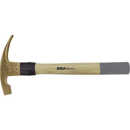 Ega Master BRICKLAYER'S HAMMER 600 GR. HICKORY HANDLE NON SPARKING Cu-Be. 35921
